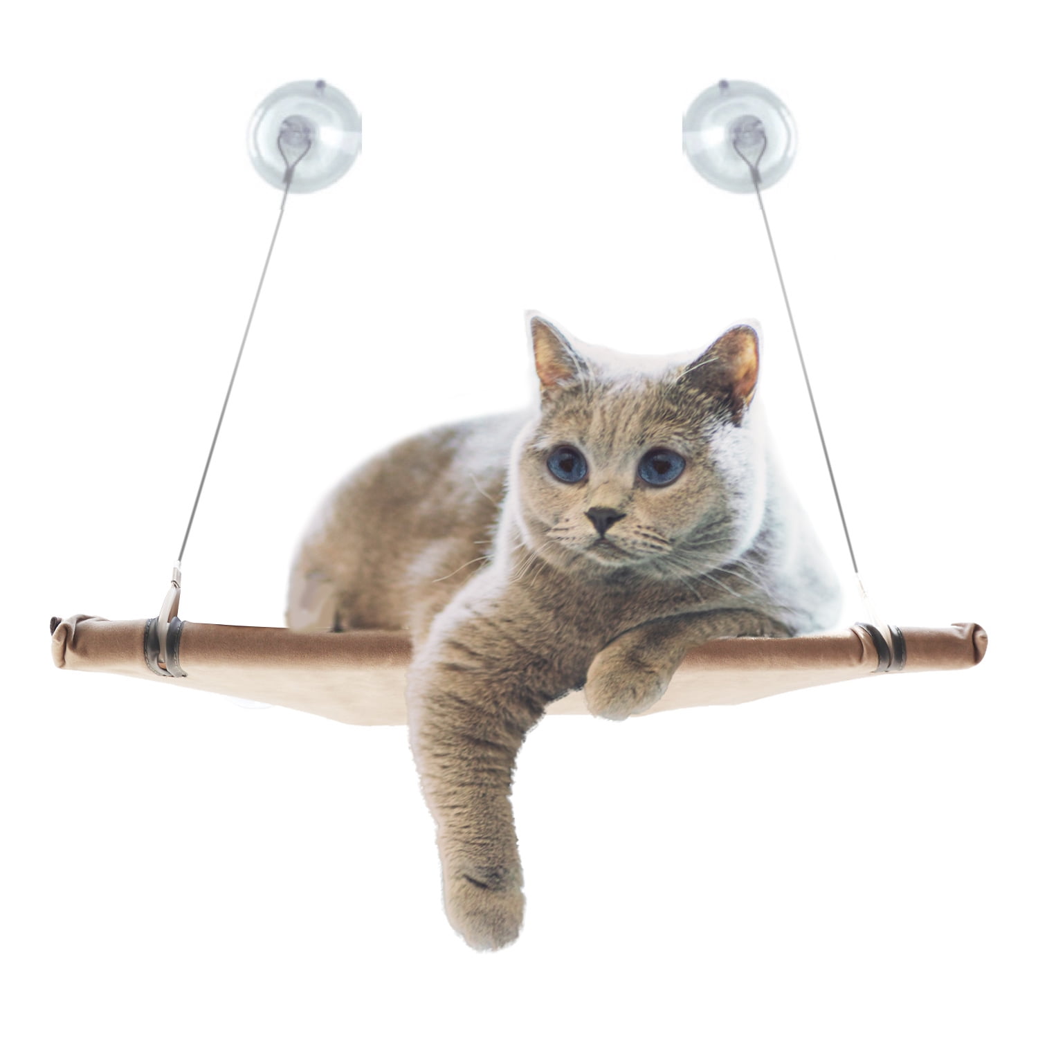 PAWISE Window Hammock for Cats, Beige