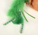 Large Plush Carrot Cat Toy with Catnip