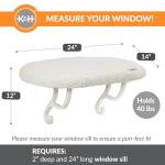 K&H Cat Window Hammock Perch - Fleece