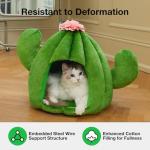 Cactus Cat House with Washable Cushion Pad