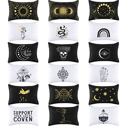 Moon Phase Tarot Card Zipper Pouch Bag