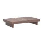 Wooden Altar Table with Moon Phase Engraving