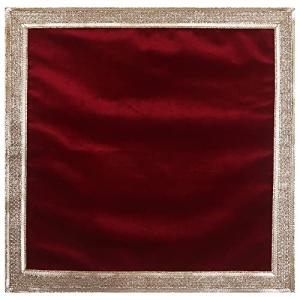 Red Velvet Tarot Cloth with Gold Border