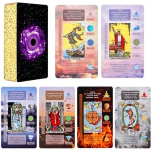XSYLOHXL Beginners Tarot Deck Set with Meanings