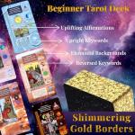 XSYLOHXL Beginners Tarot Deck Set with Meanings