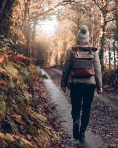 Vintage Waxed Canvas Rolltop Backpack for Travel