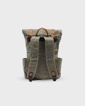 Vintage Waxed Canvas Rolltop Backpack for Travel