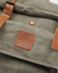 Vintage Waxed Canvas Rolltop Backpack for Travel