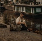 Large Waxed Canvas Duffle Bag for Travel