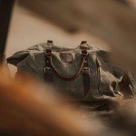 Large Waxed Canvas Duffle Bag for Travel