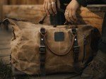 Large Waxed Canvas Duffle Bag for Travel