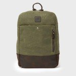 Vintage Waxed Canvas Laptop Backpack for Travel