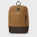 Vintage Waxed Canvas Laptop Backpack for Travel