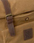 Durable Tan Waxed Canvas Backpack for Travel