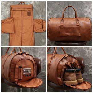 Personalized Waterproof Men's Suit Duffel Bag