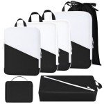 7-Piece Compression Packing Cubes for Travel