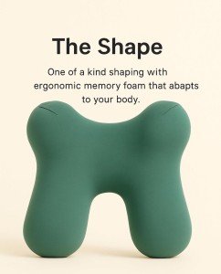 Memory Foam Travel Pillow for Naps and Support