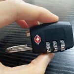 TSA-Approved Travel Luggage Padlock - 3 Digit Combo