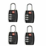 TSA-Approved Travel Luggage Padlock - 3 Digit Combo