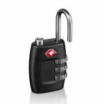 TSA-Approved Travel Luggage Padlock - 3 Digit Combo