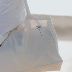 Eco-Friendly Canvas Tote Bag with Palm Tree Design