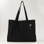 Eco-Friendly Canvas Tote Bag with Palm Tree Design