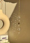 Boho Gold Crystal Sun Catcher for Windows