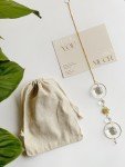 Boho Gold Crystal Sun Catcher for Windows