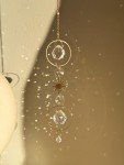 Boho Gold Crystal Sun Catcher for Windows