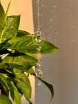 Boho Gold Crystal Sun Catcher for Windows