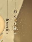 Boho Gold Crystal Sun Catcher for Windows