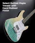 Donner 39" Electric Guitar - Caribbean Shoreline Finish