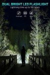 Solar Power Bank with Flashlight, 36800mAh Capacity