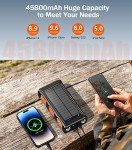 Wireless Power Bank with Hand Crank & Solar Charge