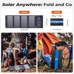 BigBlue 28W Portable Solar Charger with 3 USB Ports