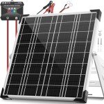 20W Solar Panel Kit with Charge Controller