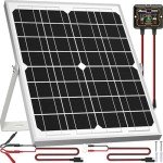 20W Solar Panel Kit with Charger & Mounting Bracket