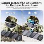 BigBlue 28W Portable Solar Charger with 3 USB Ports