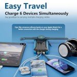 Luvknit 20,000mAh Solar Power Bank with Flashlights
