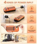 Portable 40000mAh Solar Power Bank with Flashlight