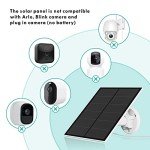 5W Solar Panel Charger for Outdoor Security Camera