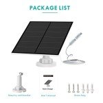 5W Solar Panel Charger for Outdoor Security Camera