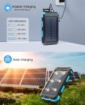 Solar Power Bank & Portable Charger 38800mAh
