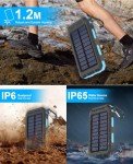 Solar Power Bank & Portable Charger 38800mAh