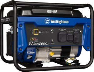 Westinghouse 4650W Portable Gas Generator with CO Sensor