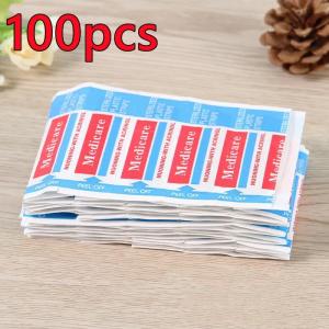100 Waterproof Adhesive Bandages for First Aid