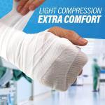 4 Rolls Breathable Stretchable Gauze Bandage Rolls