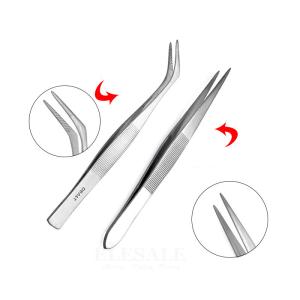 Stainless Steel Tweezers for First Aid and Crafts