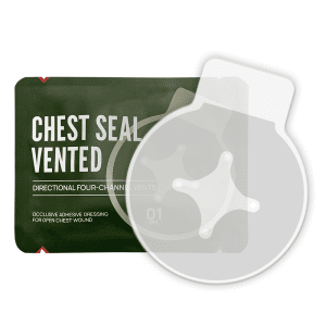 Tactical Vented Chest Seal for Trauma Care