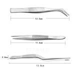 Stainless Steel Tweezers for First Aid and Crafts